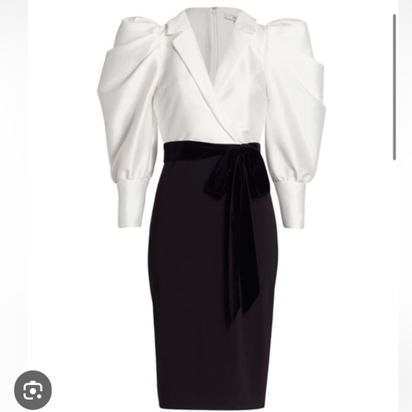 Black and white mischka dressElegant and stunning